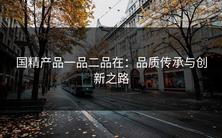 国精产品一品二品在：品质传承与创新之路